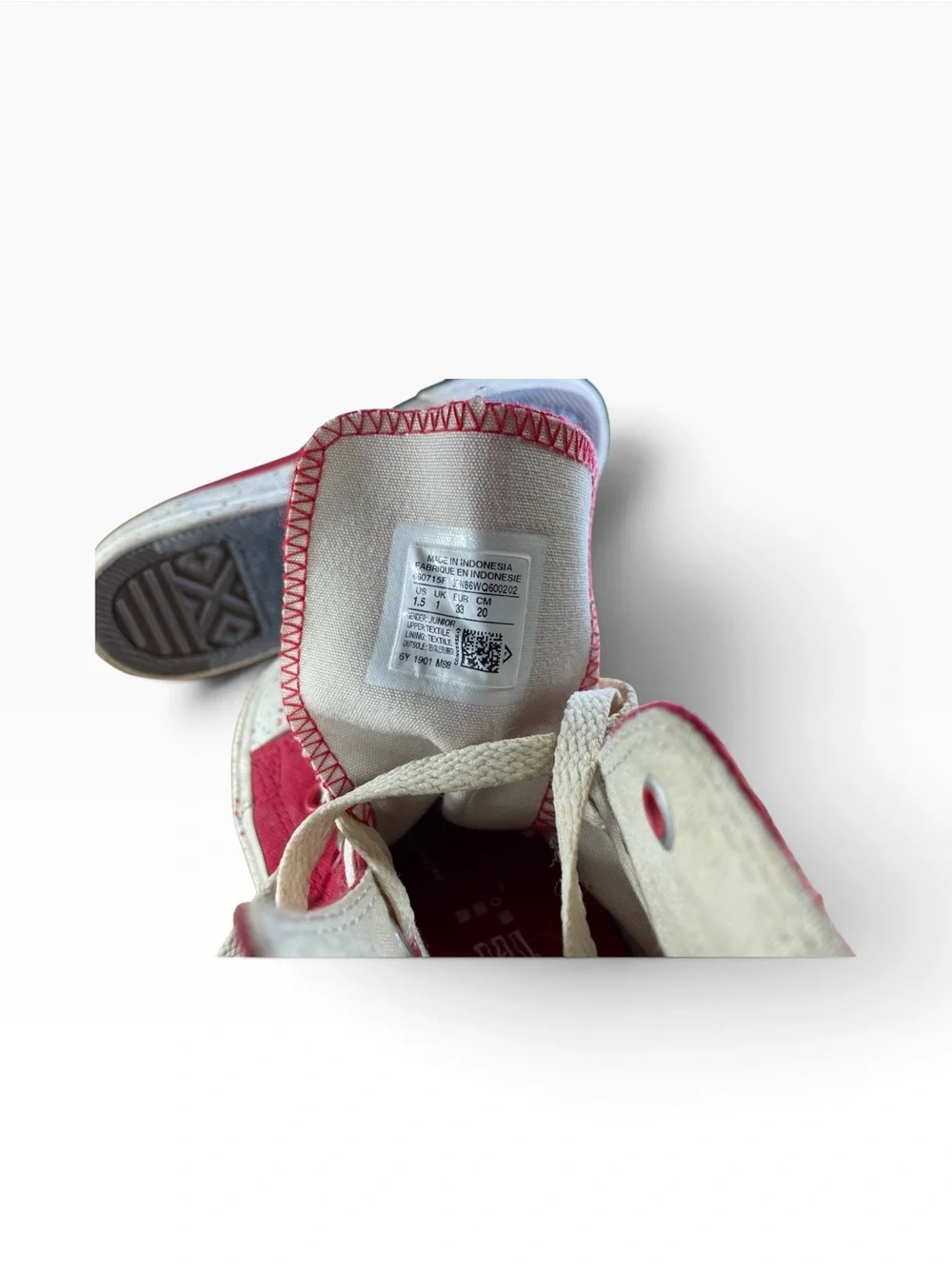 Converse Kids' Red High-Top Sneakers